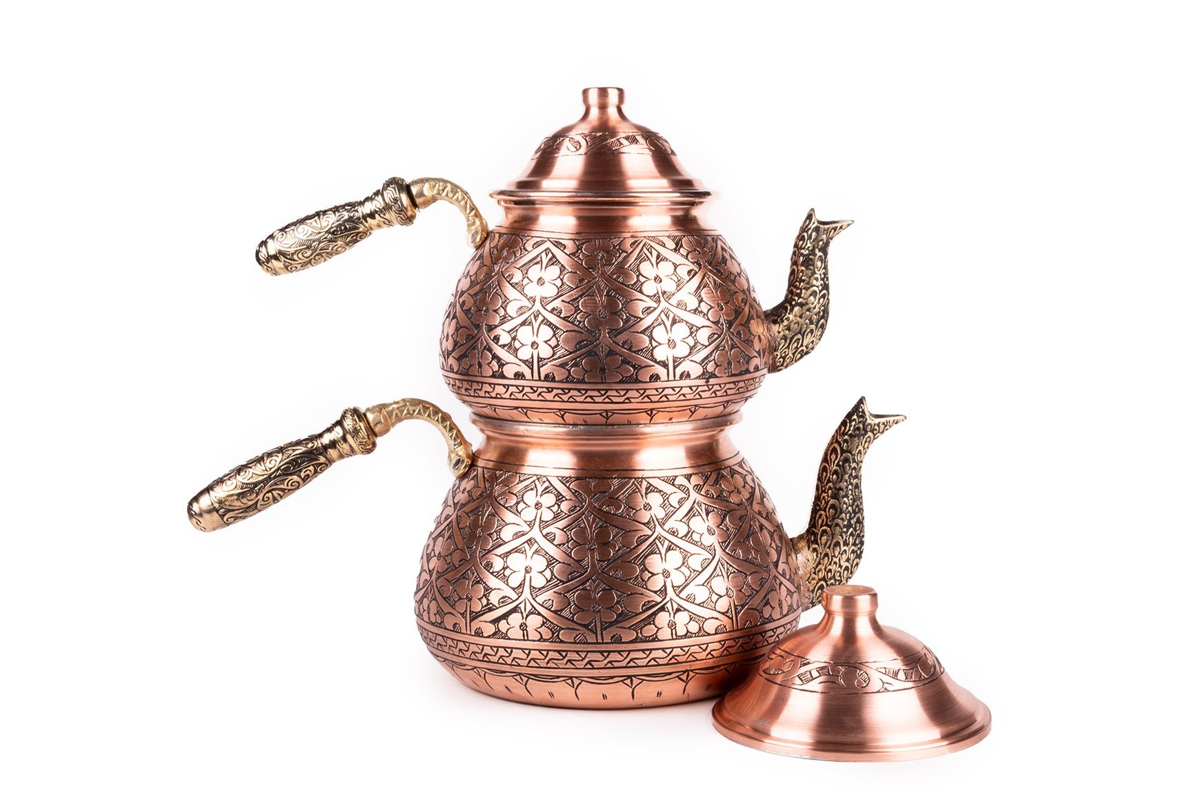 bakır çaydanlık